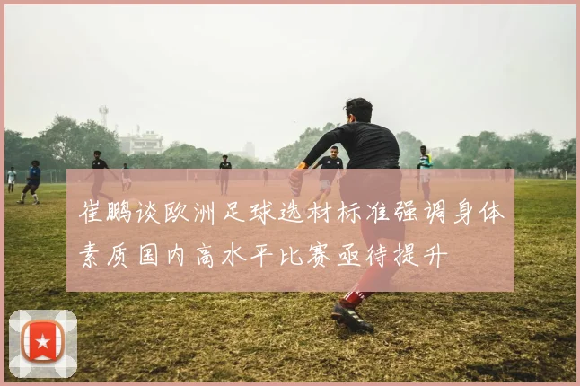 崔鹏谈欧洲足球选材标准强调身体素质国内高水平比赛亟待提升